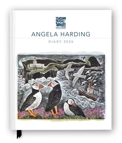 Angela Harding 2026 Desk Diary Planner - Week to View, Illustrated throughout-9781835624579