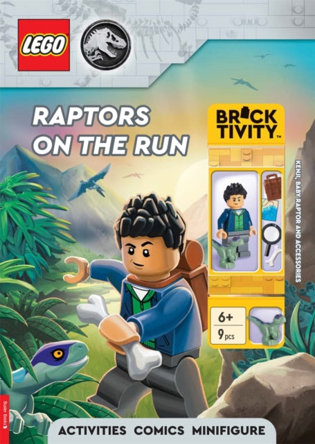 LEGO® Jurassic World„¢: Raptors on the Run (with Kenji minifigure, baby raptor and accessories)-9781837250127