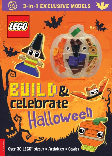 LEGO® Books: Build & Celebrate Halloween (includes over 30 pieces)-9781837250486