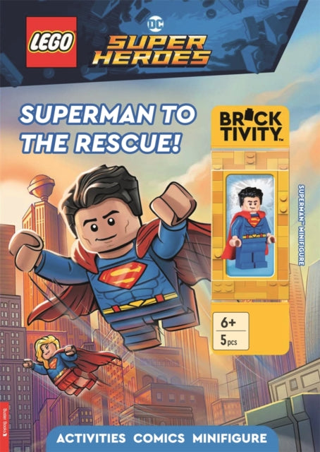 LEGO® DC Super Heroes: Superman to the Rescue Activity Book (with Superman„¢ minifigure)-9781837250936