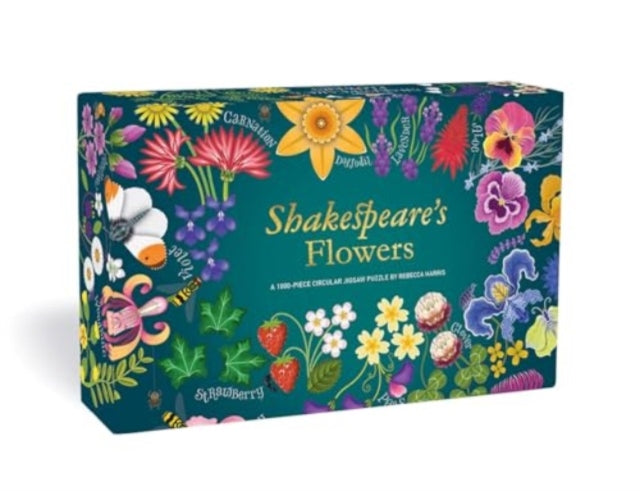 Shakespeares Flowers : A 1000-Piece Circular Jigsaw Puzzle-9781837760541