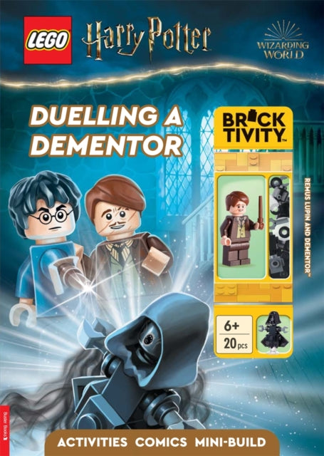 LEGO® Harry Potter„¢: Duelling a Dementor Activity Book (with Professor Remus Lupin minifigure and Dementor„¢ mini-build)-9781916763166