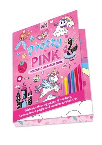 Pretty in Pink Colour and Scratch Book-9781923286641