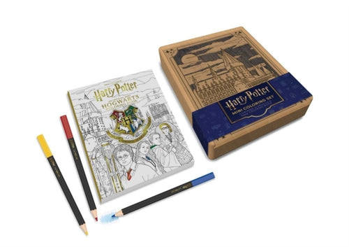 Harry Potter Mini Coloring Set : Contains 64pp coloring book and 12 premium colored pencils-9798337401812