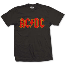 Cargar imagen en el visor de la galería, ACDC Logo UNISEX  Black T-Shirt - Size XL-5055979914198
