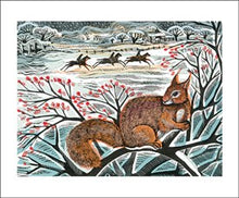 Charger l&#39;image dans la galerie, A Winter&#39;s Tail by Angela Harding Blank Card With Envelope
