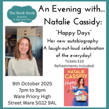 Cargar imagen en el visor de la galería, Ticket and Book Save £2: An Evening with...  Natalie Cassidy 9th of October 2025 Book Launch: &quot;Happy Days&quot;
