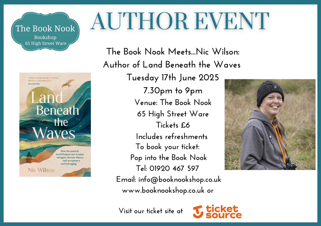 Ticket: The Book Nook Meets...Nic Wilson: Author of Nature. Land Beneath the Waves