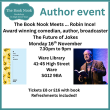 Cargar imagen en el visor de la galería, Ticket: The Book Nook meets:  Robin Ince Author of The Future Of Jokes
