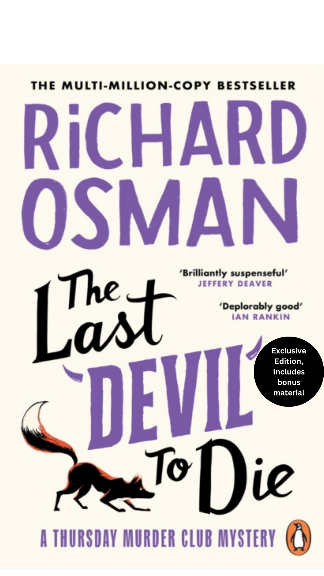 The Last Devil To Die : The Thursday Murder Club 4 by Osman, Richard Exclusive edition, Includes Bonus Material