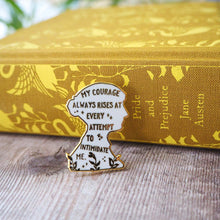 Load image into Gallery viewer, Pride &amp; Prejudice Enamel Pin - Jane Austen-5011000002258
