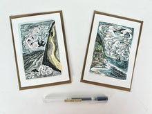 Load image into Gallery viewer, Cornish Path &amp; The Wild Silence 10 Notecards with Envelopes
