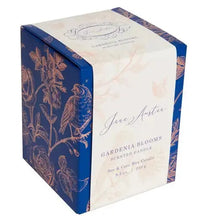 Load image into Gallery viewer, Jane Austen: Indulge Your Imagination Ceramic Scented Candle (8.5 oz.) : Dark Blue Bird by Insight Editions The Book Nook
