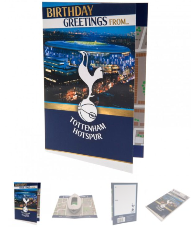 Tottenham Hotspur FC Pop-Up Birthday Card