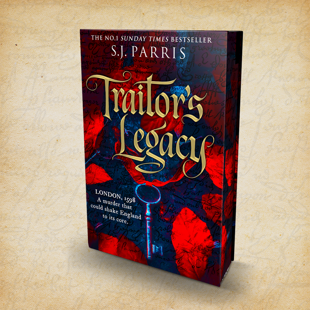 SIGNED EXCLUSIVE SPRAYED EDGE EDITION Traitor's Legacy by  S. J.  Parris,