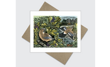 Cargar imagen en el visor de la galería, Knepp Jay and Oak Tree by Angela Harding Blank Card With Envelope
