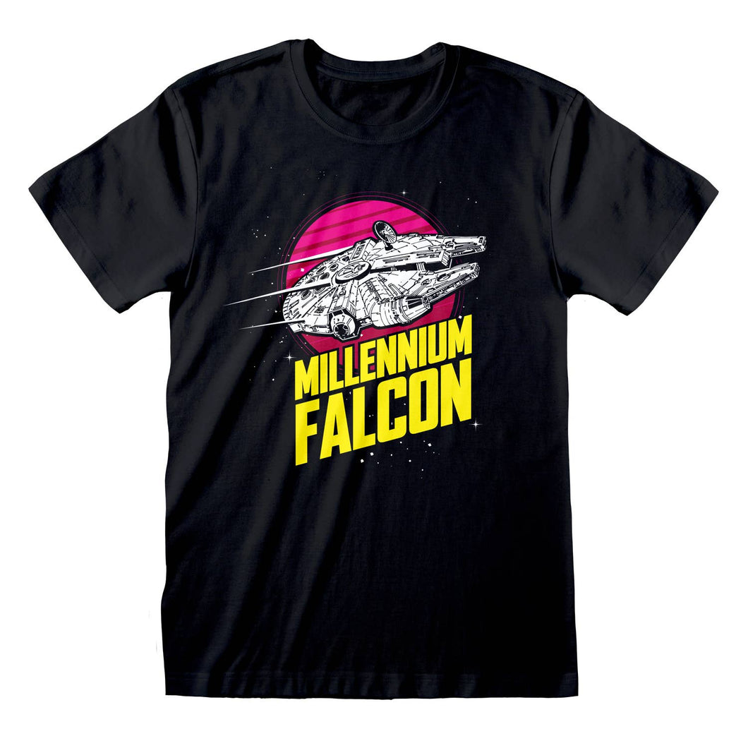 Star Wars - Millenium Falcon Circle Licensed T-Shirt Unisex XL
