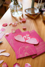 Load image into Gallery viewer, Kissing Swans Greeting Card
