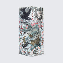 Charger l'image dans la galerie, Hares In Conversation  by Angela Harding Blank Concertina Greeting Card and envelope
