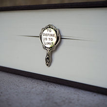 Load image into Gallery viewer, The Picture of Dorian Gray Enamel Pin Badge - Gothic Mirror
