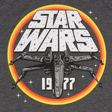 Cargar imagen en el visor de la galería, Star Wars 1977 Circle Raglan Unisex Licensed T-Shirt
