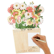 Load image into Gallery viewer, 3D Pop Up Flowers &amp; Vase Paper Wonder Greeting Card &amp; Envelope The Book Nook
