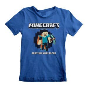 Minecraft - Crafting Since Alpha Licensed Kids T-Shirt
