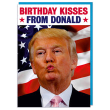 Cargar imagen en el visor de la galería, Birthday Kisses From Donald Greeting Card
