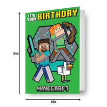 Cargar imagen en el visor de la galería, MINECRAFT LENTICULAR 3D-EFFECT CARD
