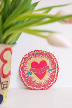 Load image into Gallery viewer, Ribbon Heart Greeting Card The Book Nook
