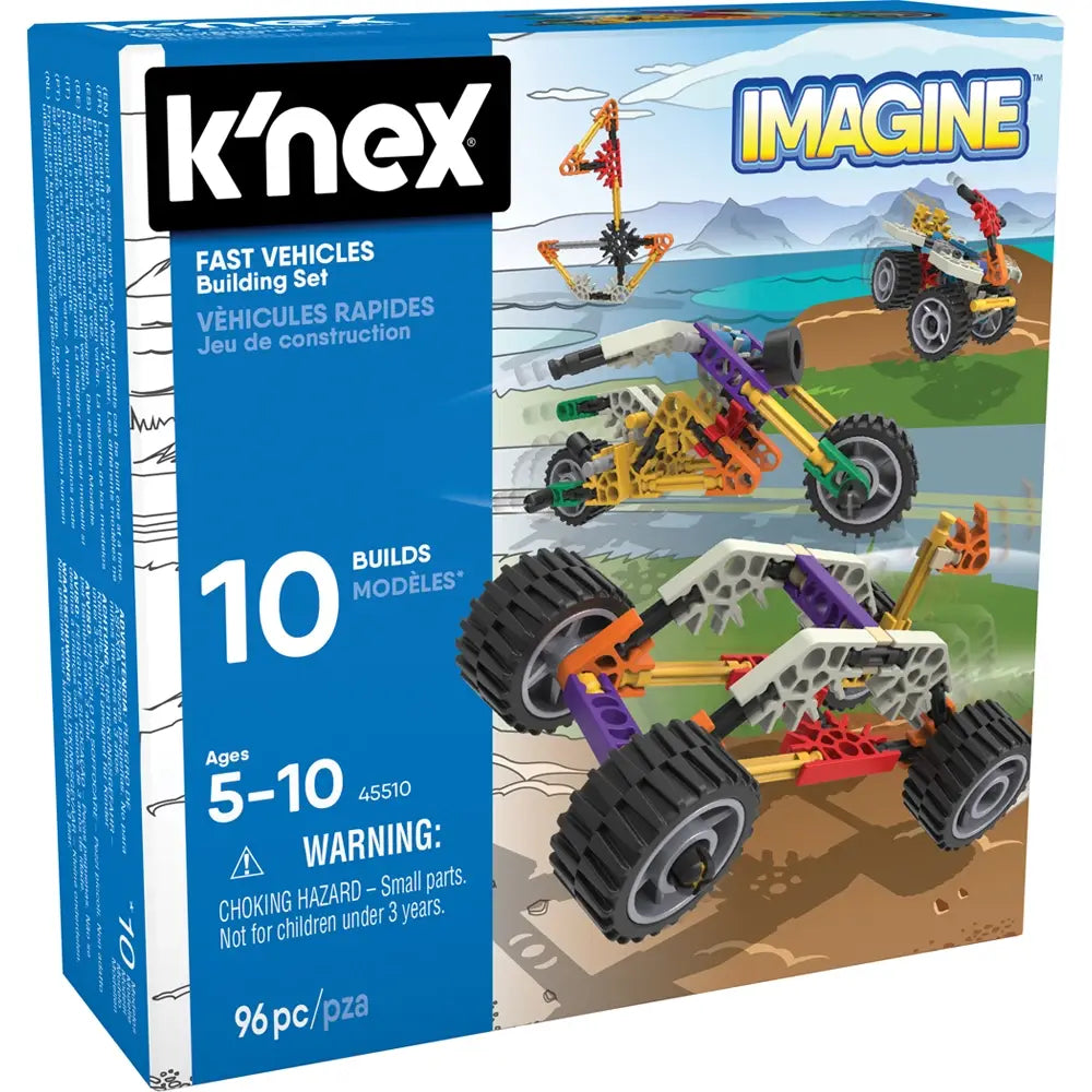 KNEX Fast Vehicles Building Set
