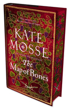 Load image into Gallery viewer, Sprayed Edge Exclusive Edition The Map of Bones by Kate Mosse: The Triumphant Conclusion to the Number One Bestselling Historical Series pre order for 10.10.2024
