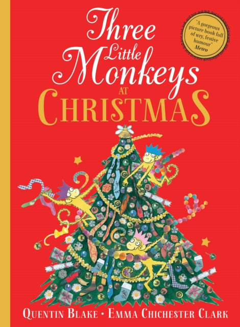 Three Little Monkeys at Christmas-9780008413323